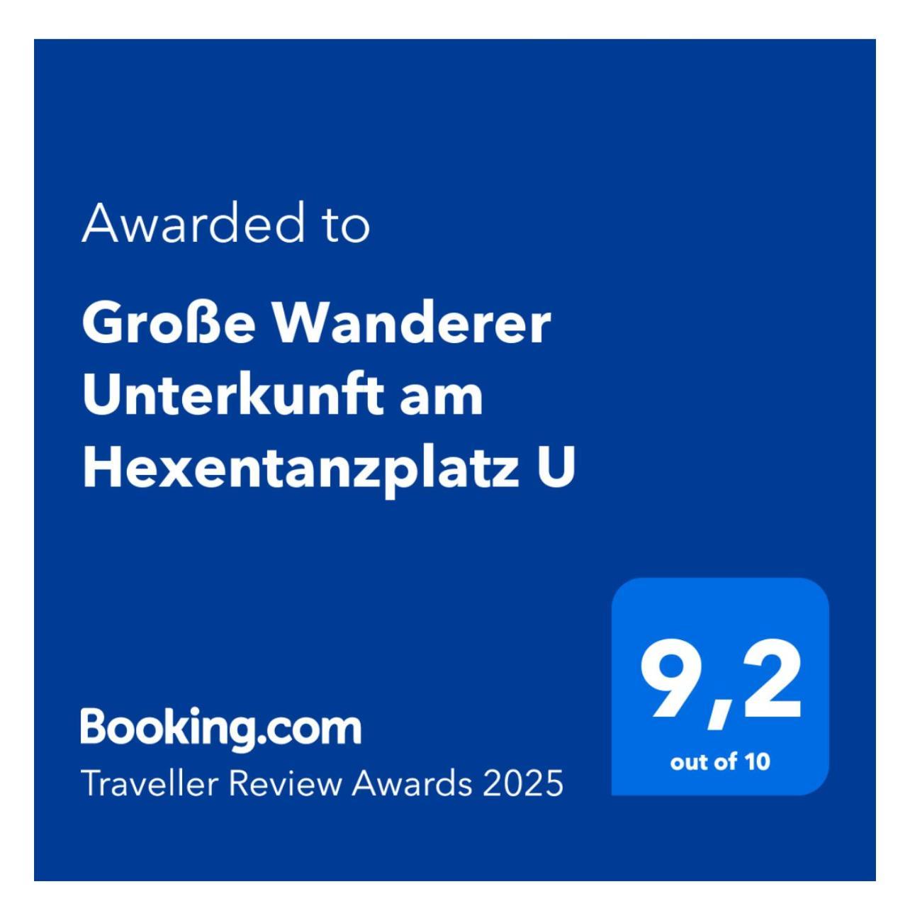 Grosse Wanderer Unterkunft Am Hexentanzplatz U Thale Ngoại thất bức ảnh